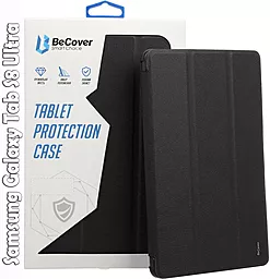 Чехол для планшета BeCover Smart Case для Samsung Galaxy Tab S8 Ultra 5G SM-X900/SM-X906 Black (709188) - фото Чехол для планшета BeCover Smart Case для Samsung Galaxy Tab S8 Ultra 5G SM-X900/SM-X906 Black (709188)