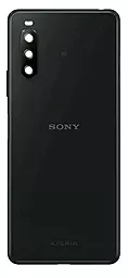 Задняя крышка корпуса Sony Xperia 10 III со стеклом камеры Original Black