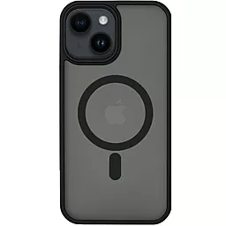 Чехол Epik TPU+PC Metal Buttons with MagSafe для Apple iPhone 14 Plus (6.7") Black - фото Чехол Epik TPU+PC Metal Buttons with MagSafe для Apple iPhone 14 Plus (6.7") Black