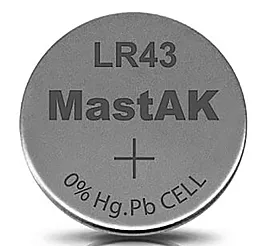 Батарейки MastAK 1142 (301) (386) (LR43) 1шт 1.5 V