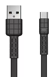 Кабель Remax Armor USB-A - Type-C 12w 2.4a 1м cable Black (RC-116a) - фото Кабель Remax Armor USB-A - Type-C 12w 2.4a 1м cable Black (RC-116a)