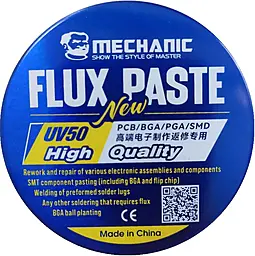 Флюс паста Mechanic UV50 40 г в металлической емкости