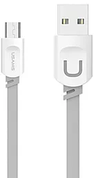 Кабель USB Usams micro USB Cable Gray (US-SJ020)