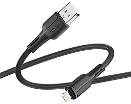 Кабель Ridea RC-CO10 CommonPro USB-A - Lightning 12w 2.4a 1м cable Black - фото Кабель Ridea RC-CO10 CommonPro USB-A - Lightning 12w 2.4a 1м cable Black