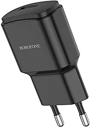 Сетевое зарядное устройство Borofone BA48A Orion Black - миниатюра 3
