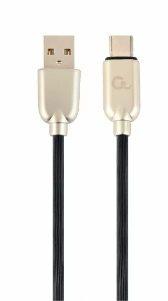 Кабель Cablexpert USB-A - Type-C 10.5w 2м cable Black (CC-USB2R-AMCM-2M) - фото 1