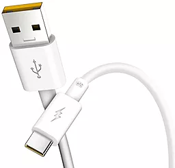 Кабель USB XO NB120 5A USB Type-C Cable White