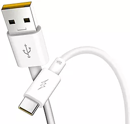Кабель XO NB120 USB-A - Type-C 25w 5a 1м cable White - фото Кабель XO NB120 USB-A - Type-C 25w 5a 1м cable White