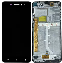Дисплей Lenovo S60 с тачскрином и рамкой, Black - фото Дисплей Lenovo S60 с тачскрином и рамкой, Black