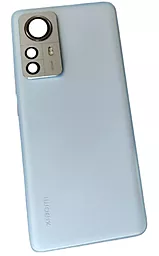 Задняя крышка корпуса Xiaomi 12 Pro со стеклом камеры Original White