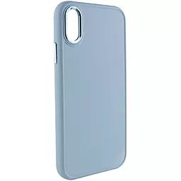 Чехол Epik TPU Bonbon Metal Style для Apple iPhone XR Mist Blue - миниатюра 2