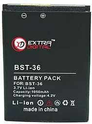 Усиленный аккумулятор Sony Ericsson BST-36 / BMS6350 (1050 mAh) ExtraDigital