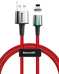 Кабель Baseus Zinc Magnetic USB-A - Lightning 12w 2.4a 1м cable Red (CALXC-A09) - фото Кабель Baseus Zinc Magnetic USB-A - Lightning 12w 2.4a 1м cable Red (CALXC-A09)
