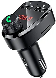 Bluetooth FM-трансмітер Hoco DE24 12w 2xUSB-A ports charger black