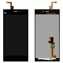 Дисплей Xiaomi Mi3 з тачскріном, Black - фото Дисплей Xiaomi Mi3 з тачскріном, Black