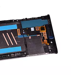 Дисплей Sony Xperia L1 (G3311, G3312, G3313) с тачскрином и рамкой, оригинал, Black - миниатюра 4