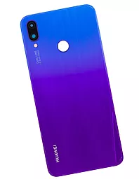 Задняя крышка корпуса Huawei P Smart Plus 2018, Nova 3i со стеклом камеры Original Iris Purple - миниатюра 2