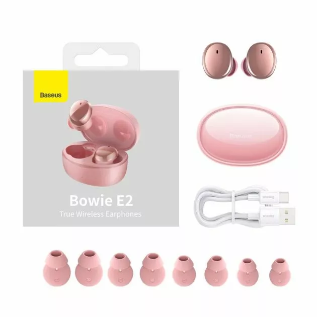 Наушники Baseus Bowie E2 (NGTW090004) Pink - фото 6