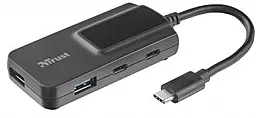Мультипортовый USB Type-C хаб (концентратор) Trust Oila 2+2 Port USB-С & USB 3.1 (21321)