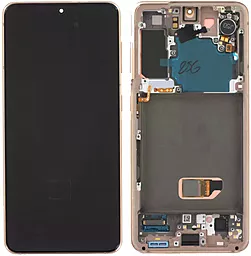 Дисплей Samsung Galaxy S21 G991 с тачскрином и рамкой, сервисный оригинал, Bronze - фото Дисплей Samsung Galaxy S21 G991 с тачскрином и рамкой, сервисный оригинал, Bronze