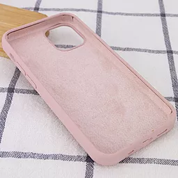 Чехол Silicone Case Full для Apple iPhone 14  Pink Sand - миниатюра 3