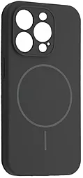 {"ru": "Чехол", "uk": "Чохол"} Silicone Case Full Camera Fine Ring MagSafe для Apple iPhone 15 Pro Max  Pebble
