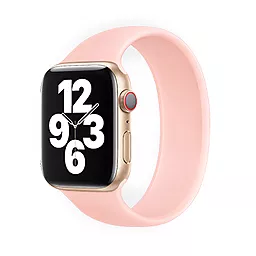 Сменный ремешок COTEetCI W58 Liquid Silicone Light Pink для умных часов Apple Watch 42mm/44mm/45mm/49mm (WH5301-LP-150)