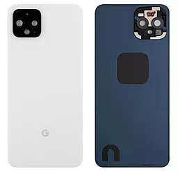 Задняя крышка корпуса Google Pixel 4 со стеклом камеры White