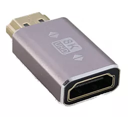 Відео перехідник (адаптер) ExtraDigital HDMI M/F 8K UHD 60Hz Grey (KBH1886)
