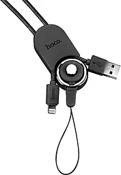 Кабель USB Hoco U21 Mobile Lightning Cable Organizing Black