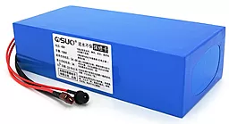 Акумуляторна батарея QiSuo QS-4818 48V 18A з елементами Li-ion 18650 DC: 5.5x2.1 T-2HQ