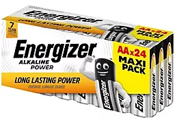 Батарейки Energizer Alkaline Power AA 24шт (R06-24BL) - фото Батарейки Energizer Alkaline Power AA 24шт (R06-24BL)