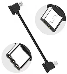 Кабель Goojodoq USB Type-C - micro USB 10w 0.15м cable for DJI Mavic 2 Pro/Pro/Platinum/Air/Mini/Mini SE/Zoom Black (32866812366P15MT) - фото Кабель Goojodoq USB Type-C - micro USB 10w 0.15м cable for DJI Mavic 2 Pro/Pro/Platinum/Air/Mini/Mini SE/Zoom Black (32866812366P15MT)
