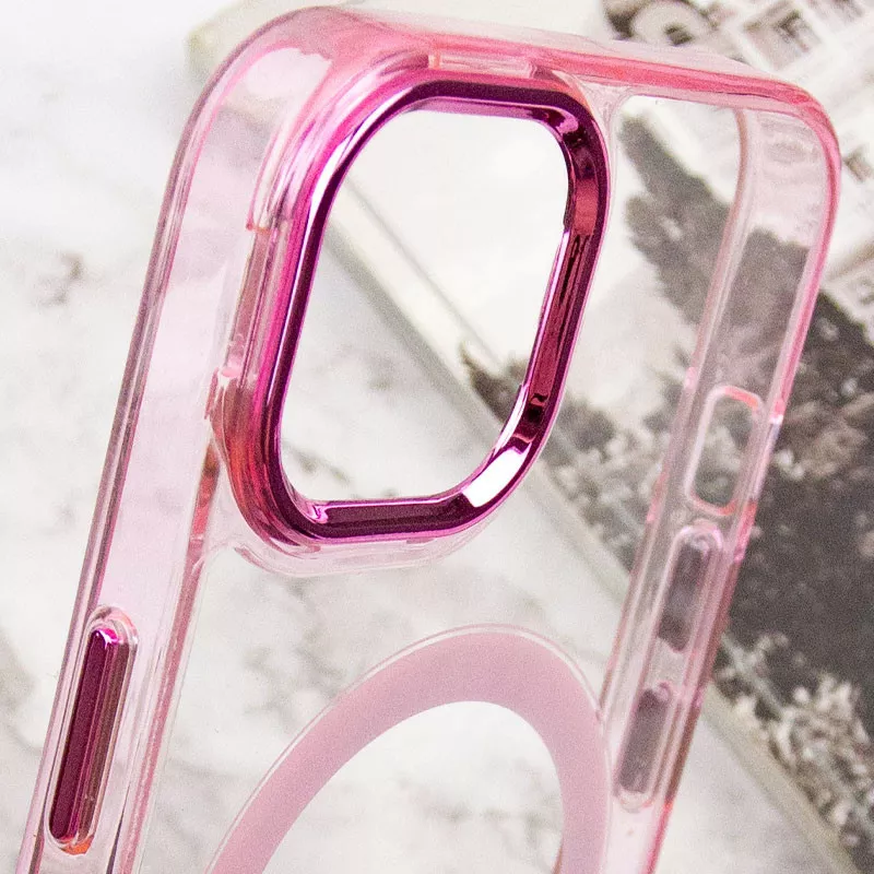 Чехол Epik Iris with MagSafe для Apple iPhone 14 Pink - фото 6
