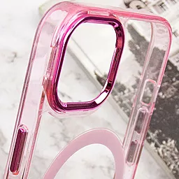 Чехол Epik Iris with MagSafe для Apple iPhone 14 Pink - миниатюра 6 Чехол Epik Iris with MagSafe для Apple iPhone 14 Pink - миниатюра 6