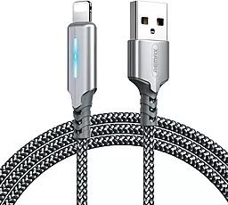 Кабель Remax Gonyu USB-A - Lightning 12w 2.4a 1м cable silver (RC-123i) - фото Кабель Remax Gonyu USB-A - Lightning 12w 2.4a 1м cable silver (RC-123i)