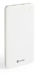 Повербанк Cord A68 5000 mAh White/Grey - фото Повербанк Cord A68 5000 mAh White/Grey