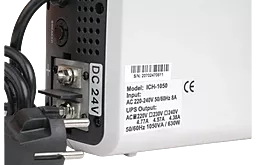 Преобразователь напряжения 12V-220V Powercom ICH-1050 - миниатюра 3