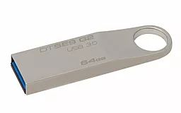 Флешка Kingston DTSE9 G2 64GB USB 3.0 (DTSE9G2/64GB) Metal Silver - фото Флешка Kingston DTSE9 G2 64GB USB 3.0 (DTSE9G2/64GB) Metal Silver