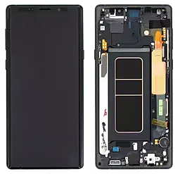 Дисплей Samsung Galaxy Note 9 N960 з тачскріном і рамкою, (TFT), Black - фото Дисплей Samsung Galaxy Note 9 N960 з тачскріном і рамкою, (TFT), Black