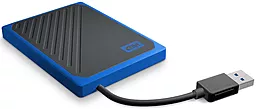SSD Накопитель Western Digital My Passport Go 1 TB (WDBMCG0010BBT-WESN) Blue - миниатюра 4