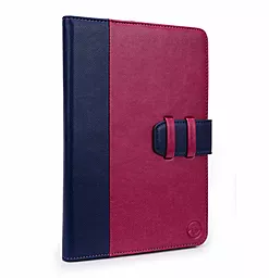 Чехол для планшета Tuff-Luv Manhattan Leather Case Cover with Sleep Function for Apple iPad Mini Navy/Berry Pink (I7_22) - миниатюра 4
