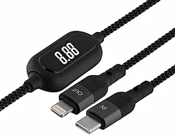 Кабель Remax RC-193i USB Type-C - Lightning 20w 3a 1м PD сable Black - фото Кабель Remax RC-193i USB Type-C - Lightning 20w 3a 1м PD сable Black