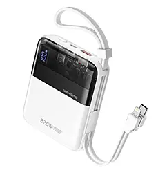 Повербанк Wekome Super Charging WP-309 10000mAh 22.5W White - фото Повербанк Wekome Super Charging WP-309 10000mAh 22.5W White
