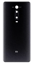 Задняя крышка корпуса Xiaomi Mi 9T / Mi 9T Pro со стеклом камеры, с логотипом "MI" Original Carbon Black