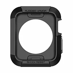 Чохол для розумного годинника Apple Watch SGP Rugged Armor Series (+ПЛЕНКА В ПОДАРОК) Black