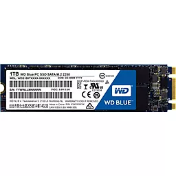 SSD Накопитель Western Digital Blue 1 TB M.2 2280 SATA 3 (WDS100T1B0B)