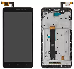 Дисплей Xiaomi Redmi Note 3 Pro (147mm) с тачскрином и рамкой, Black - фото Дисплей Xiaomi Redmi Note 3 Pro (147mm) с тачскрином и рамкой, Black