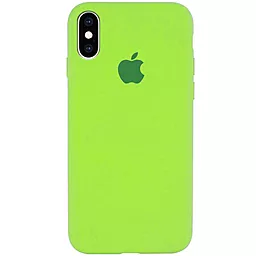 Чохол Silicone Case Full для Apple iPhone X, iPhone XS Dark Green