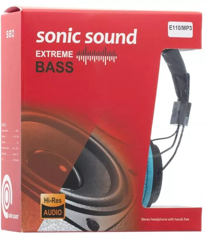 Наушники Sonic Sound E110 Blue - фото 3